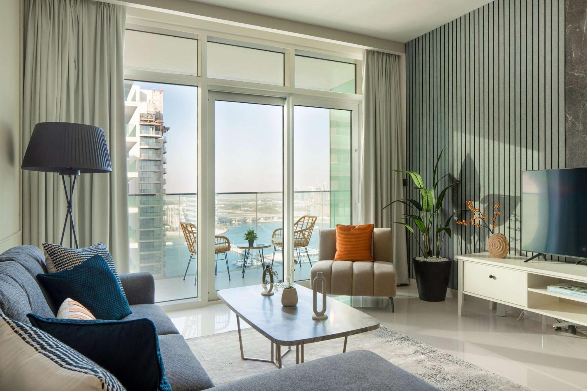 Silkhaus Palm View 1Bdr With Private Beach In Emaar Beachfront Дубай Екстер'єр фото